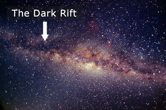 Satellite image of the Dark Rift.
